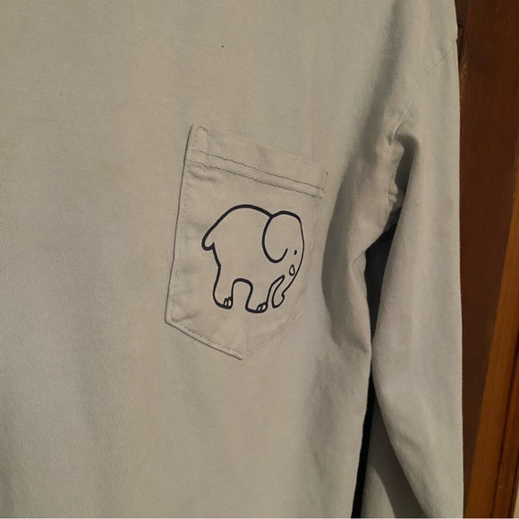 Ivory Ella Soft Blue Long Sleeve Tee - Picture 4 of 5